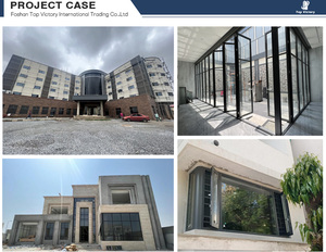 Tòa nhà thương mại sử dụng hiện đại tùy chỉnh kích thước đôi kính cách âm hợp kim nhôm Swing casement nhiệt phá vỡ cửa sổ - Product Image 6