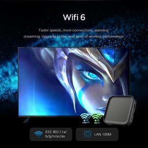 Cootv C1 Android <span class=keywords><strong>TV</strong></span> <span class=keywords><strong>Box</strong></span> Dual Band Wifi 6 cho <span class=keywords><strong>bluetooth</strong></span> bằng giọng nói điều khiển từ xa IPTV/OTT hộp Amlogic s905x3 Bộ vi xử lý 64GB ROM 1 - Product Image 3