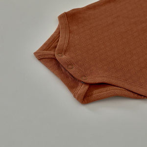 Lieve romper met lange mouwen voor peuters - Luchtig en zacht katoen - Zachte en rekbare shorts-jumpsuit van luchtig en zacht katoen - Product Image 5