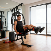MAIBU FIT 7000L – Ensemble d'équipements de musculation multifonction de haute qualité pour la gym, machine d'exercice ABS unique pour la maison, qualité supérieure