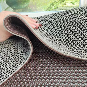 Drainage Tapis de sol en PVC antidérapant pour piscine Salle de bain Garage Restaurant Intérieur Extérieur Zone humide Tapis d'eau très résistant - Product Image 6