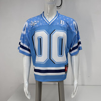 Maillot de football américain vintage haut de gamme, maillot de rugby classique, maillot de football personnalisé, idéal pour les événements de club et d'équipe