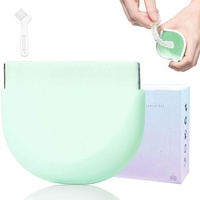 Boîte de rangement orthodontique transparente Furein Smile/OEM 90x35mm, boîte souple portable pour aligneurs, appareils dentaires, prothèses dentaires, hygiène buccale