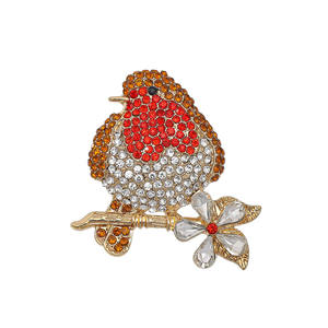 Baroque luxe Simulation moineau conception hommes et femmes broche épingles bijoux accessoires broches, fête de mariage Couple cadeaux - Product Image 5