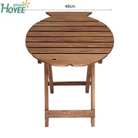 Table basse pliante en bois d'acacia, offre spéciale, Table d'extérieur