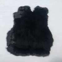 Fourrure de lapin véritable de haute qualité et haute densité - Texture claire, toucher doux, fourrures de qualité export