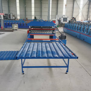 Tôle de toiture monocouche tôle d'acier ondulée à revêtement coloré faisant la machine profileuse pour toit et mur métalliques - Product Image 3