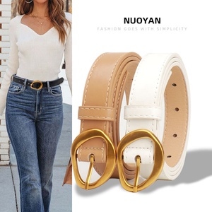 Nouvelle <span class=keywords><strong>ceinture</strong></span> décontractée pour femme JULUN avec <span class=keywords><strong>boucle</strong></span> en alliage irrégulière, accessoire tendance en <span class=keywords><strong>cuir</strong></span> PU avec <span class=keywords><strong>boucle</strong></span> en alliage pour style <span class=keywords><strong>western</strong></span> - Product Image 4