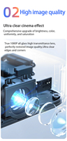 Y3 WiFi extérieur Portable 4K Android 9 projecteur HD 1080P projecteurs LED intelligents avec haut-parleur intégré pour l'éducation à domicile entreprise