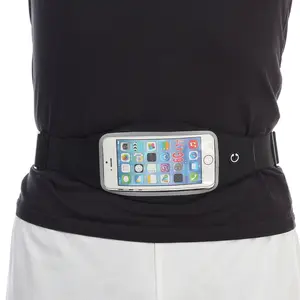 Sac de ceinture personnalisé Sports de plein air Sac de téléphone multifonctionnel Mini sac banane de sport d'équitation avec prise pour écouteurs