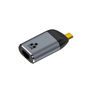 Carte réseau 2.5G 2500Mbps USB-C à l'<span class=keywords><strong>adaptateur</strong></span> de câble réseau <span class=keywords><strong>externe</strong></span> rj45 2500M <span class=keywords><strong>adaptateur</strong></span> RJ45 sans pilote de type C haute vitesse - Product Image 2