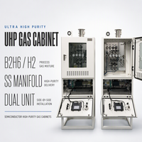 Boîte d'alimentation en gaz spécial N2 Ar H2 O2, panneau de distribution automatique haute pureté VMB pour atelier, acier inoxydable 316L, industriel