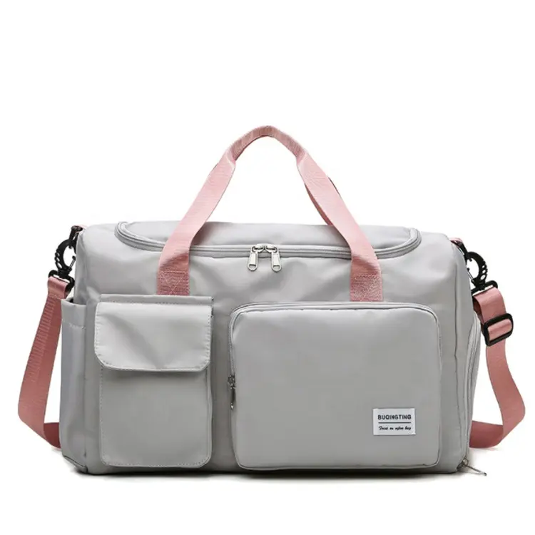 Bolsa de Fitness de nailon para mujer, bolsa de deporte de natación, impermeable, en seco y mojado, de fábrica de China