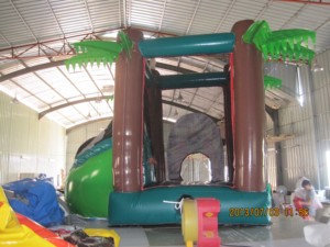 บ้านลมเป่าลมแบบคอมโบสำหรับเช่าจัดงานปาร์ตี้เด็กเชิงพาณิชย์ - Product Image 3