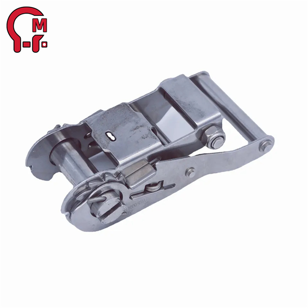 HLM Super Supplier Cargo Tie Down Ratchet Zinc Plated Galvanized Iron and Alloy Lashing Strap