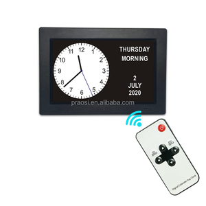 Pros-reloj Digital con alarma de día, dispositivo con pantalla <span class=keywords><strong>IPS</strong></span> de 8 pulgadas, con 3 recordatorios de medicina, extragrande, con fecha de día no acortada, para el mes y la asma - Product Image 4