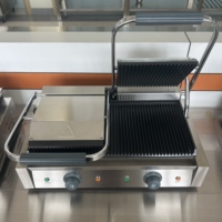 Machine à gaufres et presse à sandwichs pour steak de bœuf frit en acier inoxydable personnalisée pour la cuisine