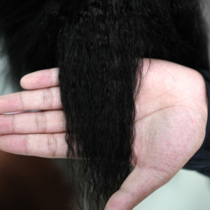 Perruque Bob en Cheveux Humains Brésiliens Remy Yaki Clair, Transparente 13*4, Pré-Pluckée, Ligne de Cheveux Naturelle, Sans Colle, 8-14 pouces, Vente en Gros - Product Image 2