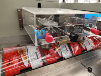 Machine d'emballage horizontale WEIBANG WB-600, machine d'emballage automatique à flux continu pour pain individuel, machines d'emballage pour brownies