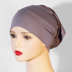 <span class=keywords><strong>Bonnet</strong></span> Jacquard Couleur Unie Anti-Boulochage Anti-Décoloration 48-50cm <span class=keywords><strong>Femme</strong></span> Élastique Respirant Pur Coton Coton Mercerisé - Product Image 3