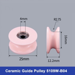 Roues de guidage en céramique solide 25*12,2 mm pour le tréfilage, longue durée de vie, certifiées ISO9001:2008, OEM disponible - Product Image 3