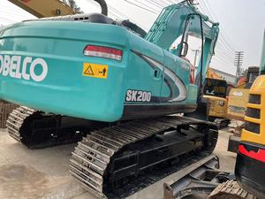 Excavadora Kobelco SK200 de 22 Toneladas con Cucharón de Excavación, Equipo de Construcción Usado, Motor Hitachi, Válvula Kawasaki - Product Image 4