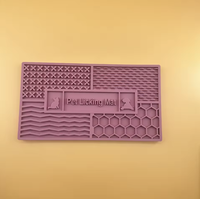 Tapis de table absorbant en silicone pour chiens, moderne, à séchage rapide, lavable en machine, écologique, antidérapant