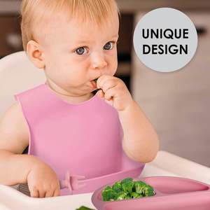 Vente en gros d'articles pour bébés, ensemble d'alimentation pour bébé en silicone, ensemble de vaisselle pour bébé, assiette pour enfants, bol, assiette - Product Image 6