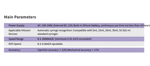Medcaptain SYS-52 VET Pompa a Siringa Elettrica Portatile Automatica, Attrezzatura Terapeutica Veterinaria - Product Image 5