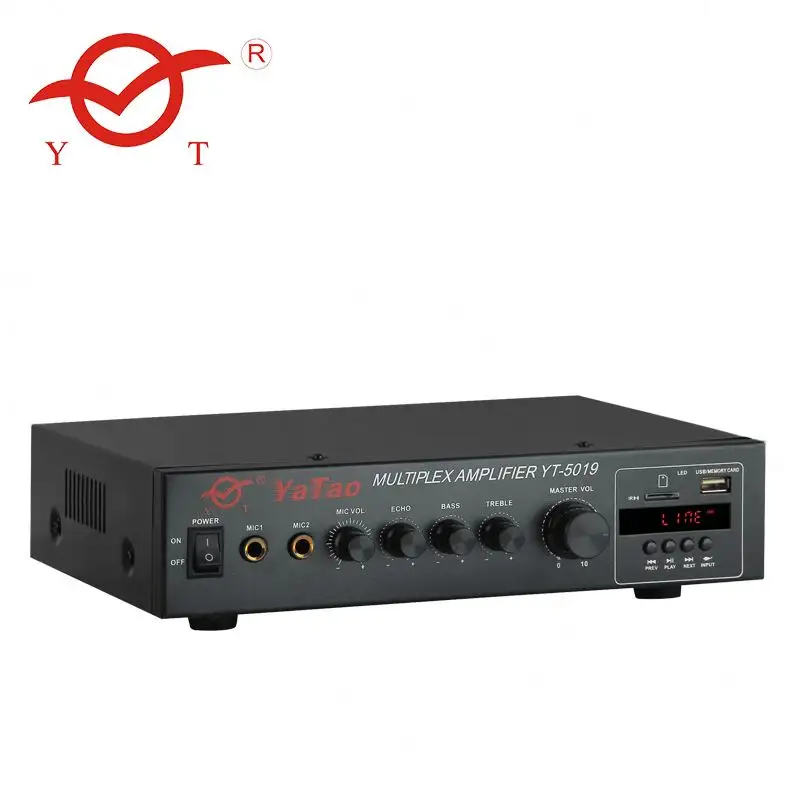 Crown Amplifier, sistem alamat publik, penguat Mini Fm Receiver Ti Audio Dl 51 Bt Pa Dvd Mobil digunakan Wifi 200W Hifi 4000W
