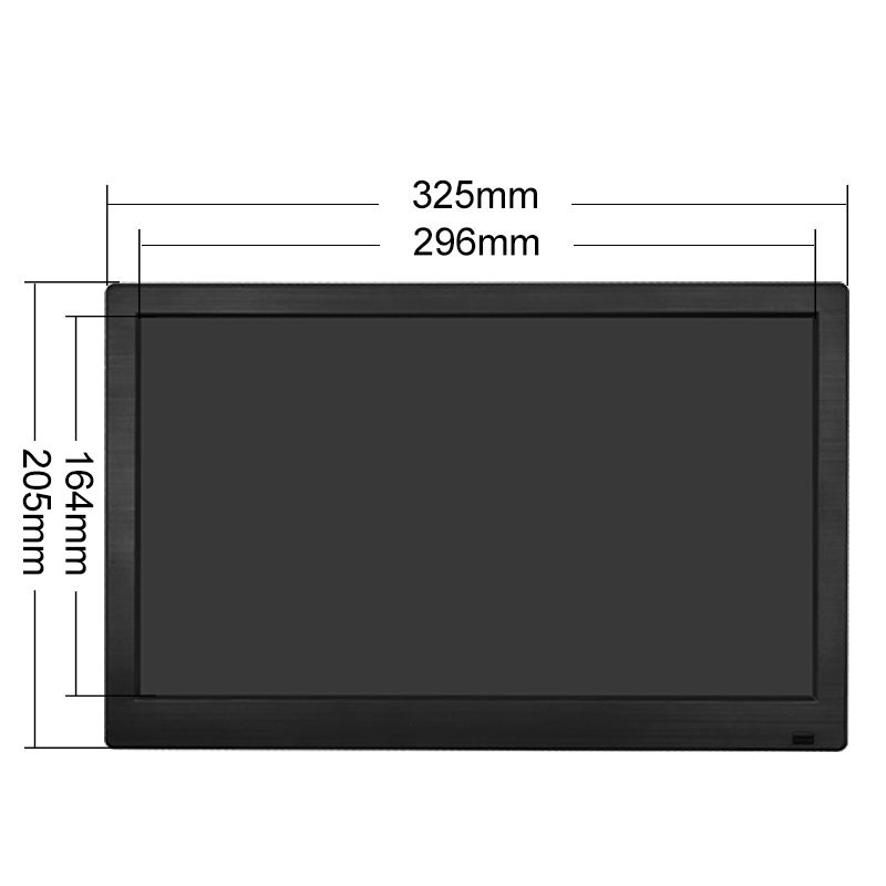 13.3 Inch IPS 1600*900 1920*1080 VGA AV BNC USB Non Screen Speaker Remote TFT Gaming IPS Industrial Game Monitor