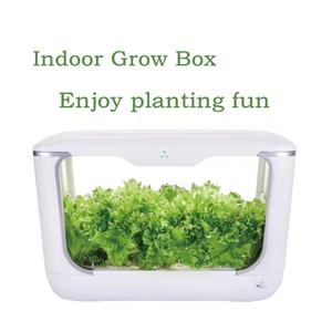 Système de culture hydroponique verticale automatique pour légumes à domicile avec réservoir d'eau et pots en forme de tour - Product Image 4