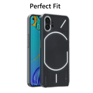 <span class=keywords><strong>Funda</strong></span> a prueba de golpes para teléfono, carcasa trasera transparente a prueba de golpes para nada, 1 unidad - Product Image 4