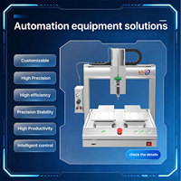 Machine de distribution automatique de colle AB CNC de haute précision pour bureau, robot distributeur à trois axes