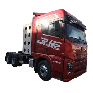 Yüksek kaliteli başbakan dizel motor Faw 6*4 JH6 LNG CNG traktör kamyon kafa 10 tekerlekli römorklar çekici kamyon düşük fiyat ile