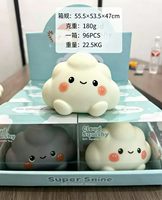 Grand jouet lapin fantôme souple en TPR, marque Zjjr, pour enfants et adultes, anti-stress, Kawaii, doux et extensible, cadeau de fête d'anniversaire