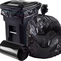 Vente en gros Pochette support pour sac à ordures en rouleau de plastique PE Barrière solide pour le travail à domicile Doublure pour poubelle
