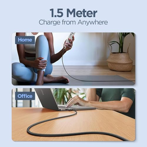 สายชาร์จโทรศัพท์แบบ USB-C คุณภาพสูง 25W ชาร์จเร็ว 5A 3A 2.4A สำหรับ iPhone 15 14 13 12 Pro Max - Product Image 5