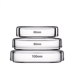 Boîtes de Pétri en verre sodocalcique 60/75/90/100 mm, surface lisse sans bulles - Product Image 4