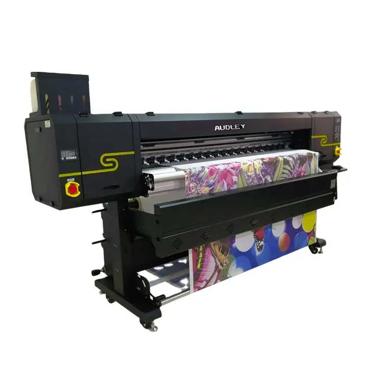 Audley beliebte 1,8 M 3 I3200 Kopf digitale Textil-und Stoff tinten strahl i3200 Sublimation gewebe Drucker Druckmaschine zum Verkauf