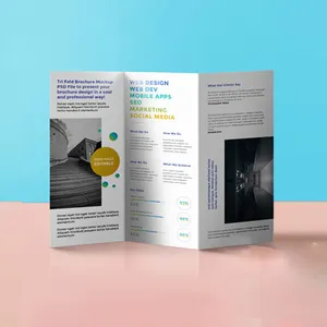 Benutzer definierte Größe A4 A5 A6 Flyer Handbuch/Journal/Magazin/Katalog/Broschüre/Flyer/Faltblatt Druck Logo