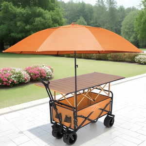 Carrito <span class=keywords><strong>de</strong></span> <span class=keywords><strong>Playa</strong></span> Plegable con Silla, Sombrilla, Mesa y Mango Telescópico - Product Image 1
