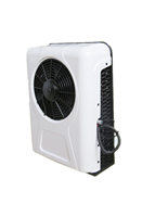 12V 24V alimenté par batterie couchette cabine climatiseur à l'extérieur de la machine et à l'intérieur de la machine tous ensemble pour camion RV voiture bateau