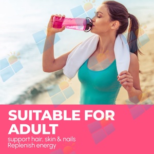 Poudre de boisson électrolytique au collagène 2-en-1 OEM/ODM sous marque privée pour la santé des femmes : hydratation rapide, soutien cutané et capillaire - Product Image 5