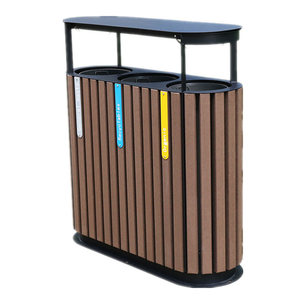 Meubles d'extérieur <span class=keywords><strong>Poubelle</strong></span> en bois à 3 compartiments à l'extérieur du parc <span class=keywords><strong>de</strong></span> la rue <span class=keywords><strong>Poubelle</strong></span> <span class=keywords><strong>de</strong></span> <span class=keywords><strong>tri</strong></span> <span class=keywords><strong>Poubelle</strong></span> <span class=keywords><strong>de</strong></span> recyclage publique - Product Image 5