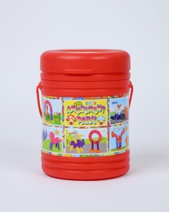 GIRNAR AMUSEMENT PARK Blocks includes 8 educational animal puzzles packed in a red coloured jar - Product Image 1
