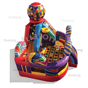 Bên thương mại cho thuê <span class=keywords><strong>Inflatable</strong></span> Bouncer và trượt bouncy nhảy lâu đài Combo kẹo <span class=keywords><strong>Inflatable</strong></span> nhà bị trả lại cho trẻ em - Product Image 4
