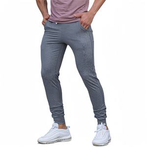 กางเกงจ็อกเกอร์ผ้าฝ้ายน้ำหนักเบาแฟชั่นสำหรับผู้ชาย ปรับแต่งโลโก้ได้ ขายส่ง - Product Image 2