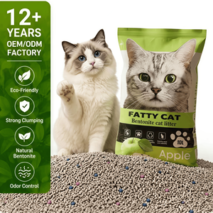 <span class=keywords><strong>Arena</strong></span> <span class=keywords><strong>para</strong></span> <span class=keywords><strong>Gatos</strong></span> de Bentonita en Bolas, Altamente Absorbente, de Alta Aglomeración, Control de Olores, Bajo Contenido de Polvo, con Fragancia Personalizada, Superventas - Product Image 1