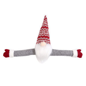 Décoration de Noël Festive : Renne Rudolph Sans Visage en Peluche, Ornement pour Arbre de Noël, Maison, Bureau, et Décorations de Gnomes pour le Sommet de l'Arbre de Noël - Product Image 5